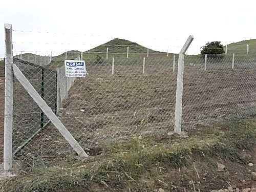 Beynam Mahallesi kooperatif alanı için beton direkli kafes tel uygulaması