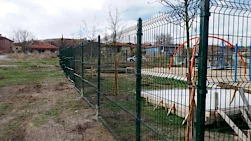 Park alanı çit uygulaması