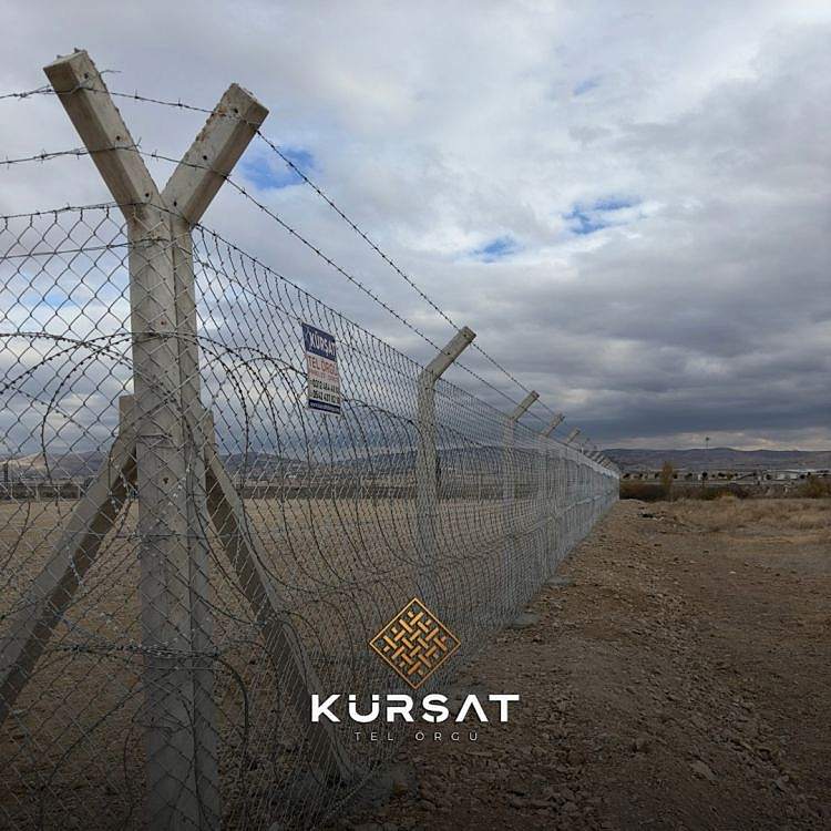 kafes tel örgü, jiletli tel, beton direk